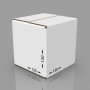 Картонная коробка 130*125*130 мм, белый.