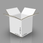 Картонная коробка 130*125*130 мм, белый.