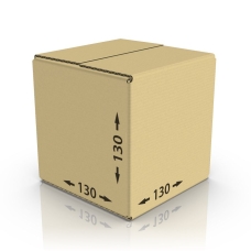 Картонная коробка 130*130*130 мм, Т-23 бур. Картонная коробка 130*130*130 мм, Т-23 бур.