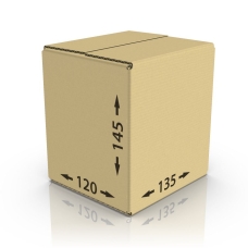 Картонная коробка 135*120*145 мм Т-23 бурый