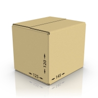 Картонная коробка 145*125*120 мм, Т-21 бур.
