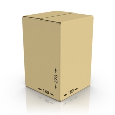 Картонная коробка 180*180*270 мм  Т-23 бур