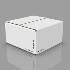 Картонная коробка 180*180*90 мм, Т-23 бел.