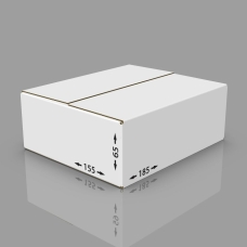 Картонная коробка 185*155*65 мм МГК бел