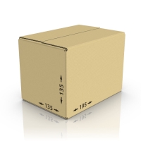 Картонная коробка 195*135*135 мм Т-23 бур