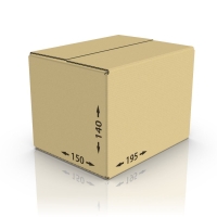 Картонная коробка 195*150*140 мм Т-22 бур
