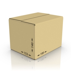 Картонная коробка 195*153*140 мм
