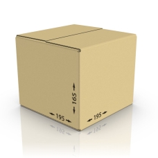 Картонная коробка 195*195*165 мм Т-23 бур