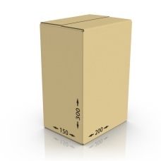 Картонная коробка 200*150*300 мм Т-22 бурый