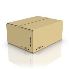 Картонная коробка 200*150*80 мм, Т-23 бур.