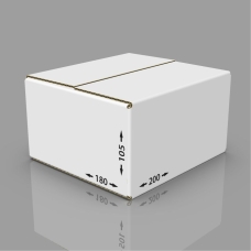 Картонная коробка 200*180*105 мм Т-23 бел