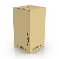 Картонная коробка 200*190*350 мм, Т-23 бур.
