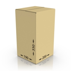 Картонная коробка 200*190*350 мм, Т-23 бур.