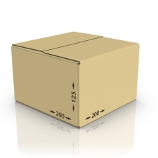 Картонная коробка 200*200*125 мм  Т-23 бур 