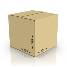 Картонная коробка 205*205*190 мм, Т-22 бур.