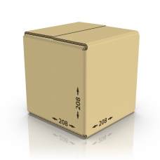 Картонная коробка 208*208*208 мм П-33 ВЕ бур