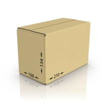 Картонная коробка 210*108*134 мм, Т-22 бур.
