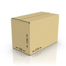 Картонная коробка 210*108*134 мм, Т-22 бур.