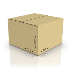 Картонная коробка 210*210*135 мм Т-23 бур