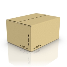 Картонная коробка 215*157*105 мм, Т-23 бур.