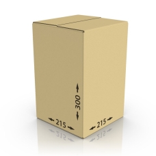 Картонная коробка 215*215*300 мм Т-22 бур