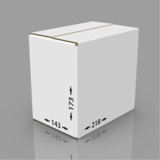 Картонная коробка 218*143*173 мм Т-23 бел