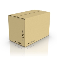 Картонная коробка 220*120*140 мм Т-23 бур