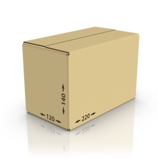 Картонная коробка 220*120*140 мм Т-23 бур