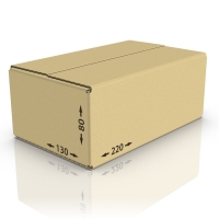 Картонная коробка 220*130*80 мм Т-23 бур