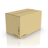 Картонная коробка 355*210*200 мм, Т-21 бур.