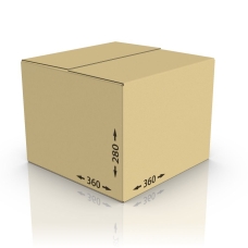 Картонная коробка 360*360*280 мм, Т-23 бур.