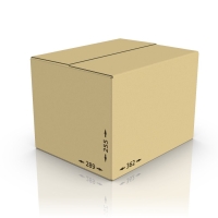 Картонная коробка 362*289*255 мм, Т-23 бур.