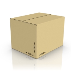 Картонная коробка 362*289*255 мм, Т-23 бур.