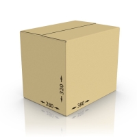 Картонная коробка 380*280*320 мм, Т-23 бур.