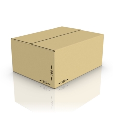 Картонная коробка 380*285*165 мм, Т-23 бур.