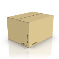 Картонная коробка 390*300*230 мм, Т-23 бур.