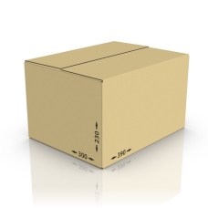 Картонная коробка 390*300*230 мм, Т-23 бур.