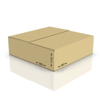 Картонная коробка 390*390*110 мм, Т-22 бур.