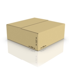 Картонная коробка 390*390*127 мм, Т-24 бур.