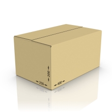 Картонная коробка 400*250*200 мм, Т-23 бур.
