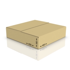 Картонная коробка 400*400*90 мм, Т-23 бур.