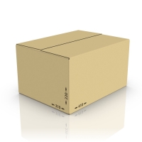 Картонная коробка 410*310*220 мм, Т-22 бур.