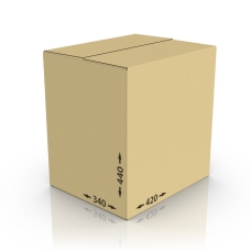 Картонная коробка 420*340*440 мм Т-22 бурый