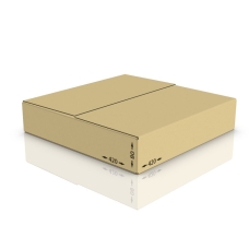 Картонная коробка 420*420*80 мм, Т-23 бур.