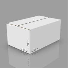 Картонная коробка 435*277*195 мм, Т-23 бел.