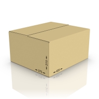 Картонная коробка 435*375*215 мм, Т-23 бур.