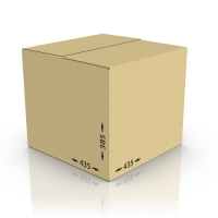 Картонная коробка 435*435*385 мм, Т-23 бур.