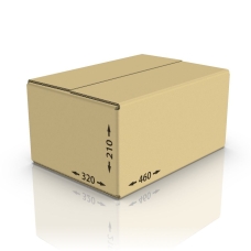 Картонная коробка 460*320*210 мм, П-32 бур.