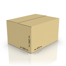 Картонная коробка 470*360*260 мм, Т-22 бур.