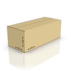 Картонная коробка 475*197*159 мм, Т-23 бур.